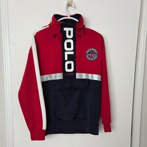 Polo Sport Ralph Lauren Yacht Challenge Hybrid Hoodie Nautical Unisex SP-stains